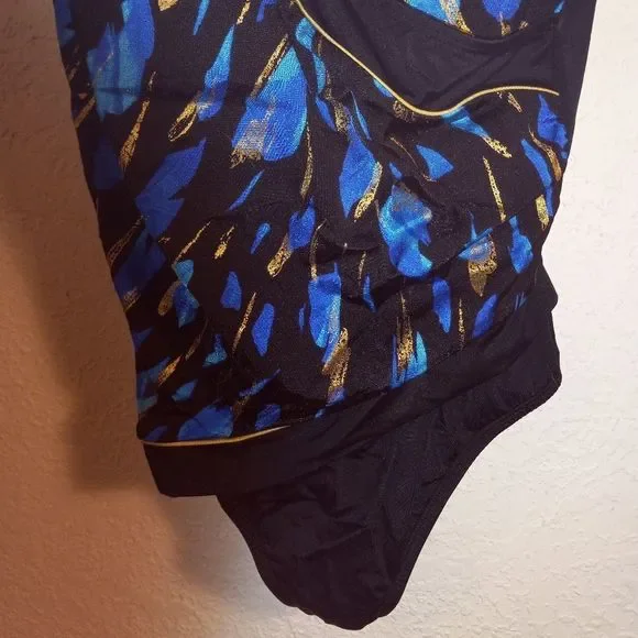 Inches Away Plus Size One Piece Bathing Suit - Picture 3 of 7